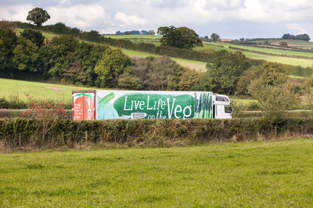 Riverford Organic Farmers, truck, lorry