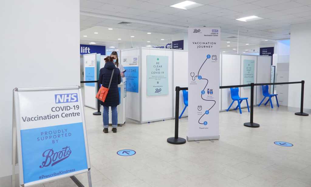 Boots vaccination center