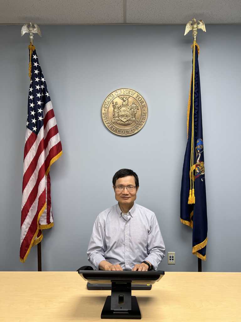 Sheng Guo, program manager for courtroom modernization, New York State Courts