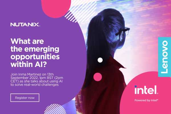 Image: Sponsored by Lenovo: Using AI to solve real world problems by Inma Martinez