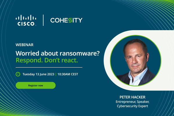 Image: Sponsored by Cohesity: Worried about ransomware? Respond. Donât react.