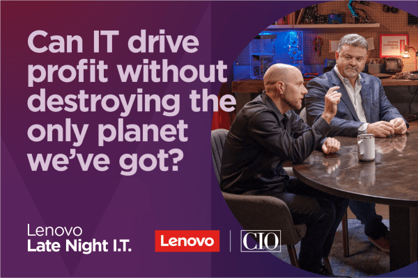 Image: Sponsored by Lenovo: Streaming now on Lenovo Late Night I.T.: Tech to the rescue.