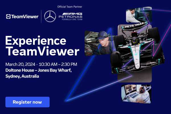 Image: Sponsored by TeamViewer: Youâre Invited to an exclusive event âExperience TeamViewerâ