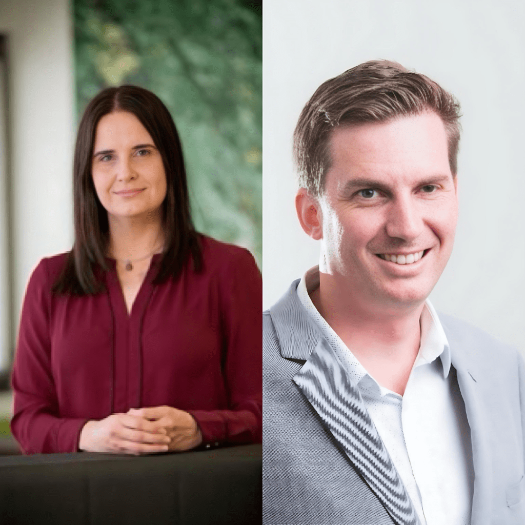 Beba Brunt, executive for field services, and Aidan Walsh, principal for field onboard, transformation, execution and improvement at Telstra Group Limited