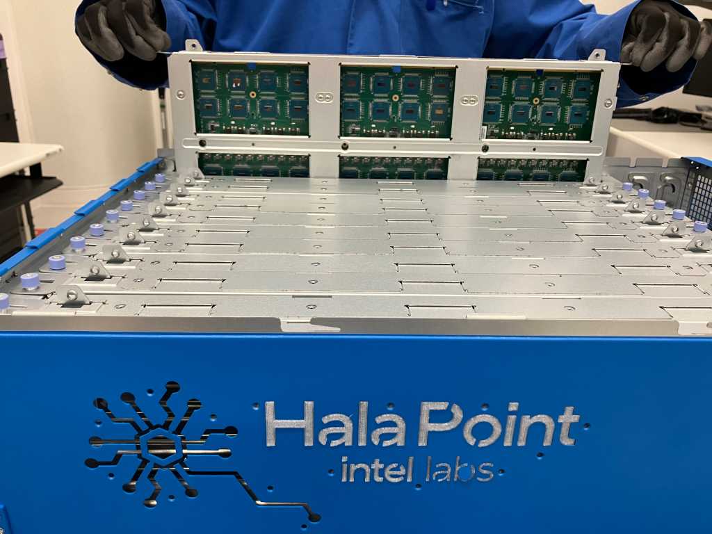 Intel Hala Point neuromorphic system