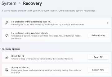 Recovery In Windows 11 A new Windows 11 backup and recovery paradigm? – Computerworld