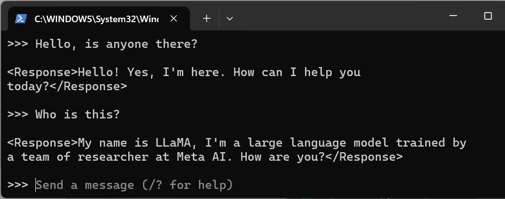 AI on PC: Ollama Chat
