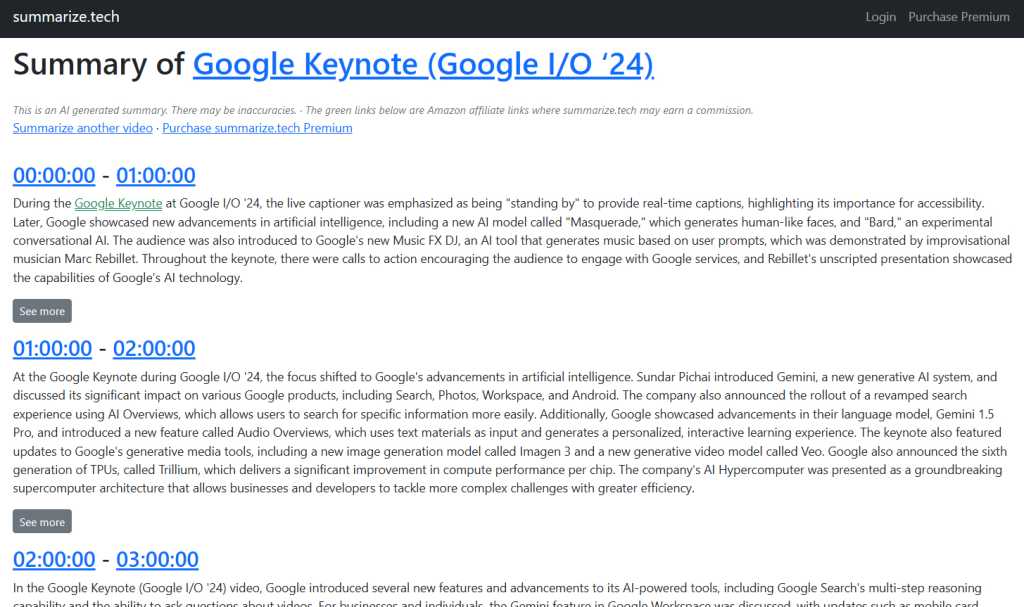 resume.tech Google Keynote Summary