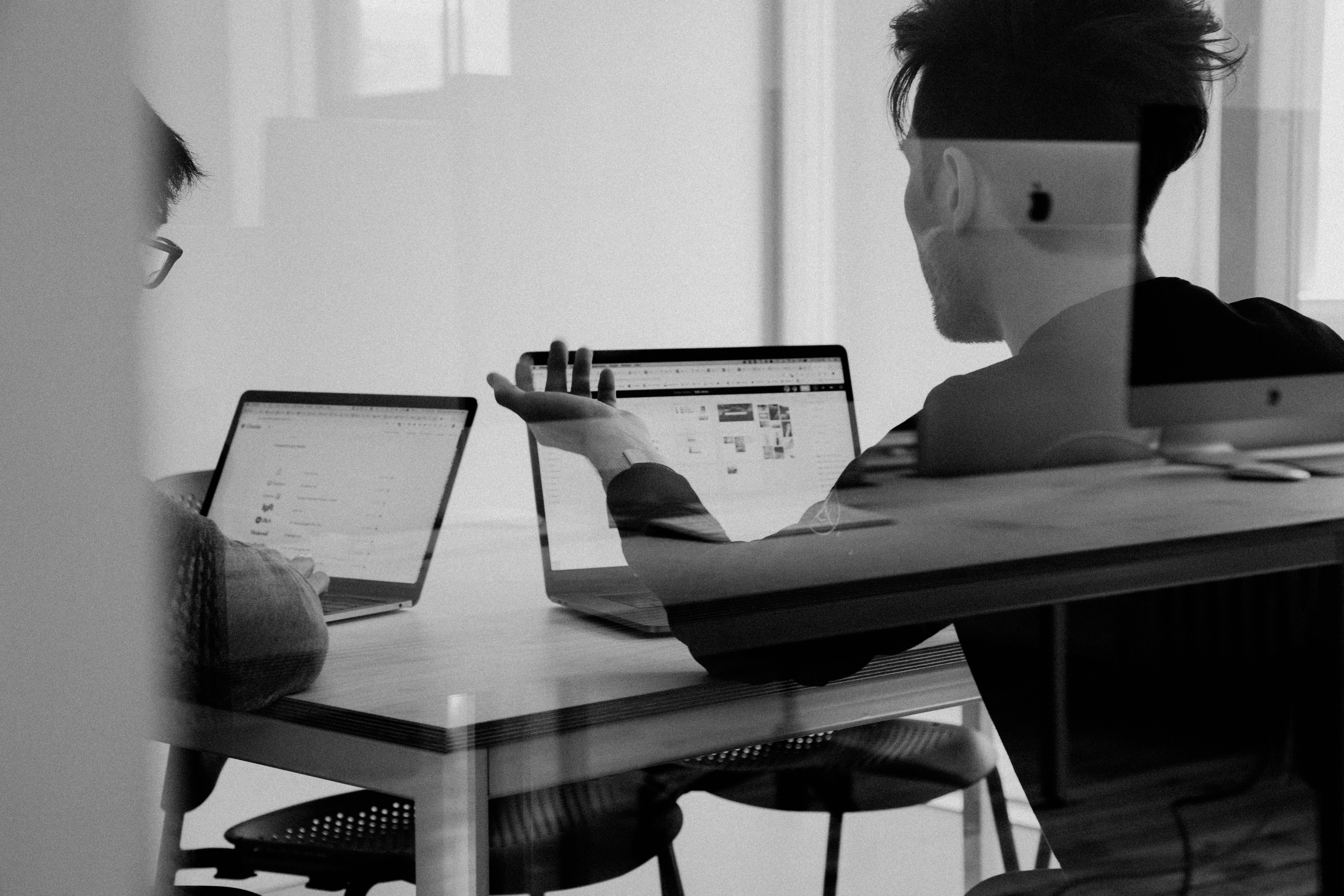 colleagues in a conference room, business intelligence