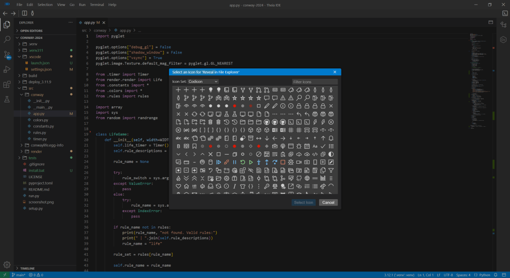 Theia IDE - adding icon to toolbar