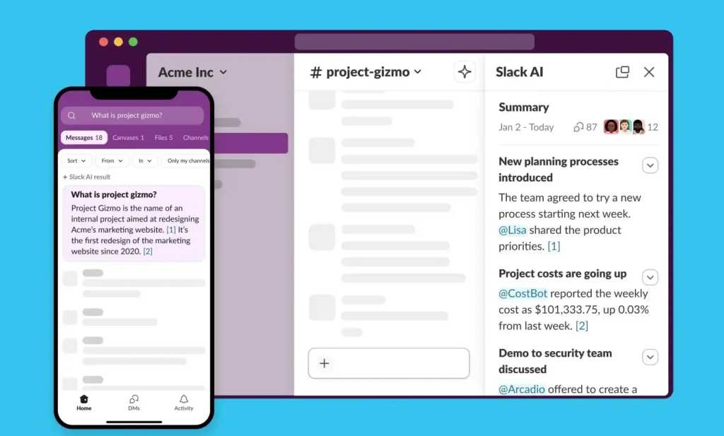 Image: With the arrival of AI, Slack adds a new chapter to its story