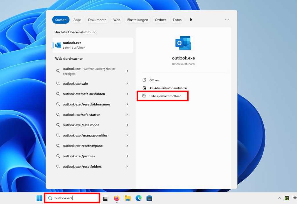 Image: Microsoft Outlook: Bestimmte Optionen schnell per VerknÃ¼pfung aufrufen