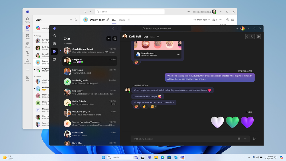 Microsoft Teams app now supports both work and personal accounts