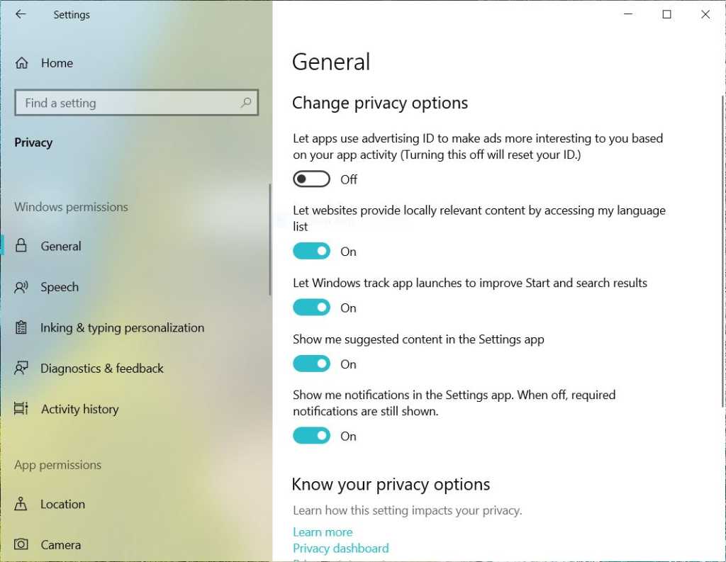 How to protect your privacy in Windows 10