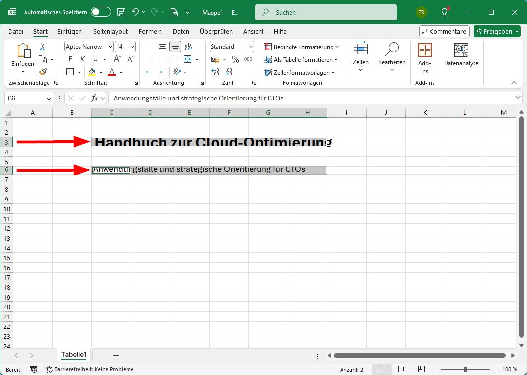 Excel Zeilenhöhe Automatisch Anpassen Funktioniert Nicht Microsoft Excel: Zeilenhöhe automatisch anpassen | Computerwoche