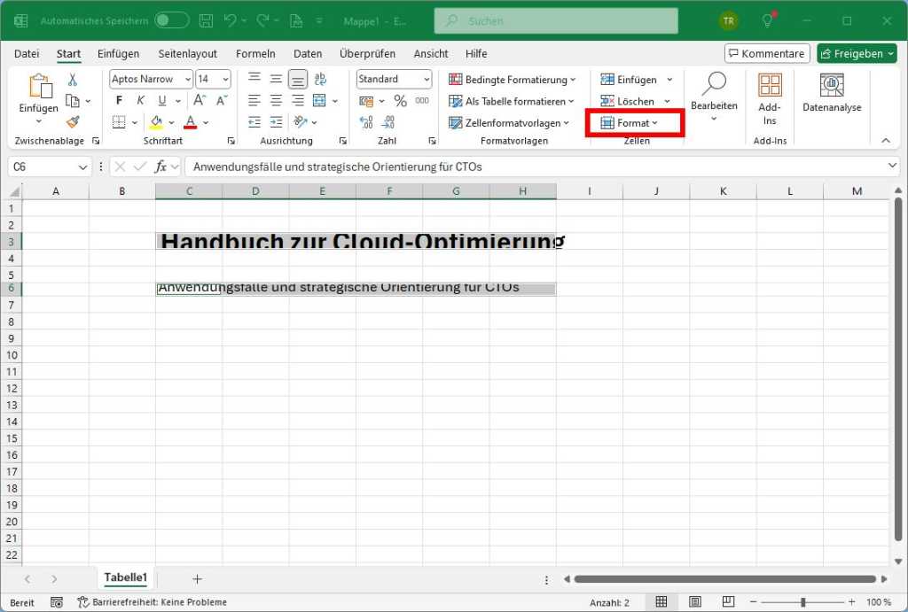 Excel Zeilenhöhe Automatisch Anpassen Funktioniert Nicht Microsoft Excel: Zeilenhöhe automatisch anpassen | Computerwoche