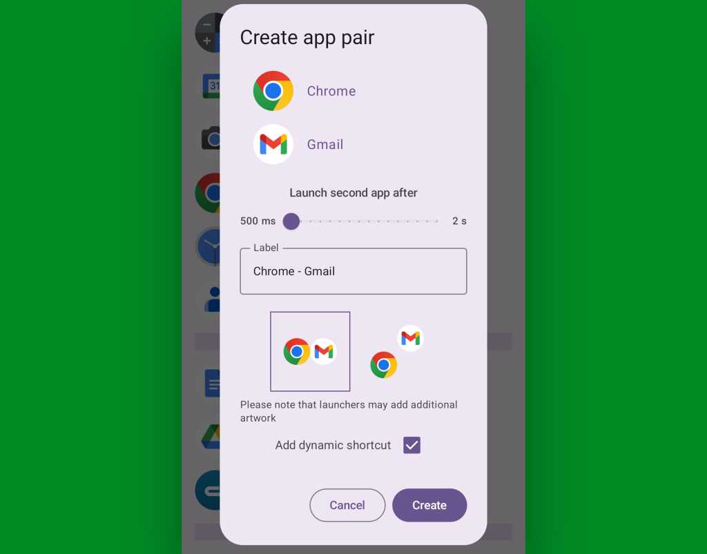 Google Pixel 9 Pro Fold Multitasking: Be Nice Create App Pair