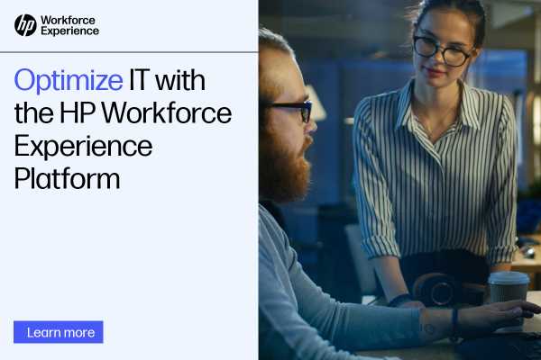 Image: Sponsored by HP: HP Workforce Experience Platform Reduces IT Support Hours and Costs