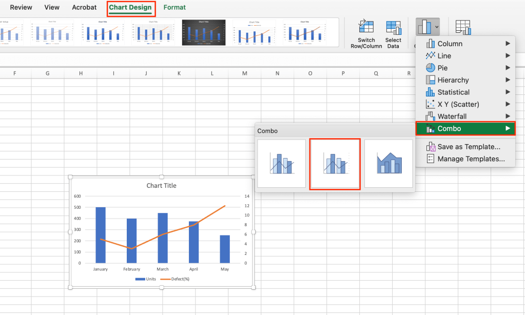 adding a secondary axis to a chart in excel