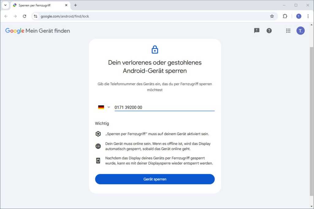 Image: Android: Googles neuen Diebstahlschutz aktivieren