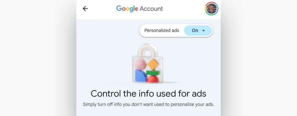 opting out of google ad personalization