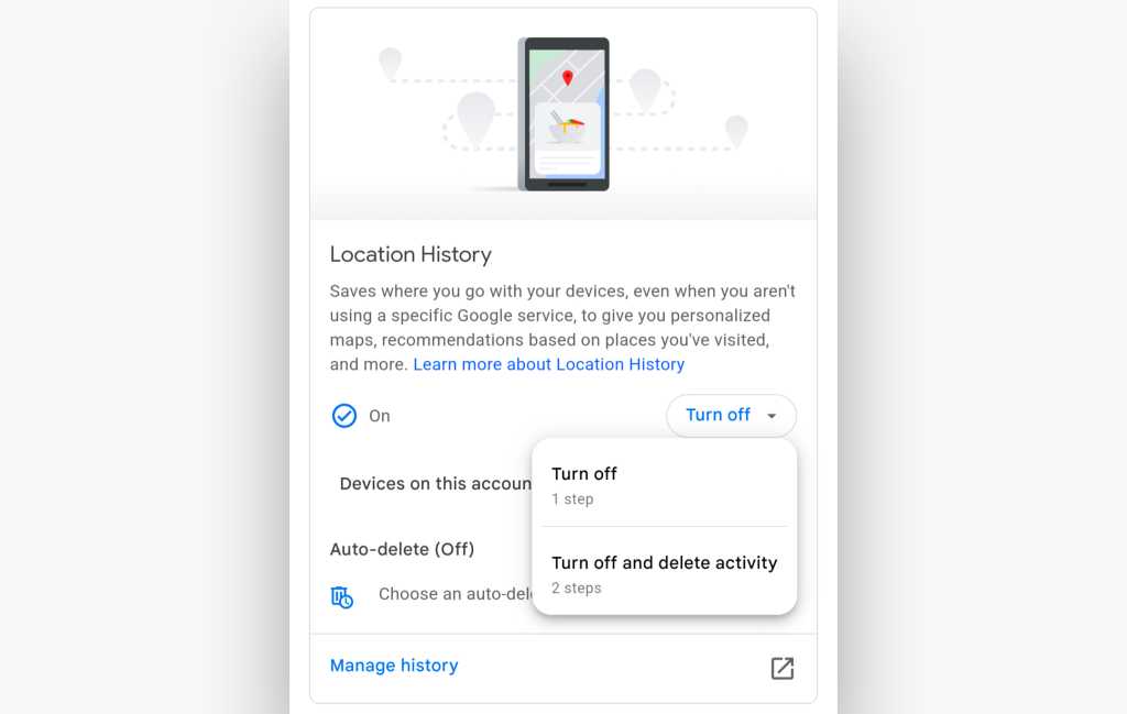 android location history settings