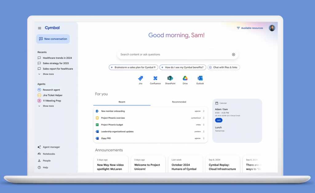 Image: Googleâs Agentspace will put AI agents in the hands of workers