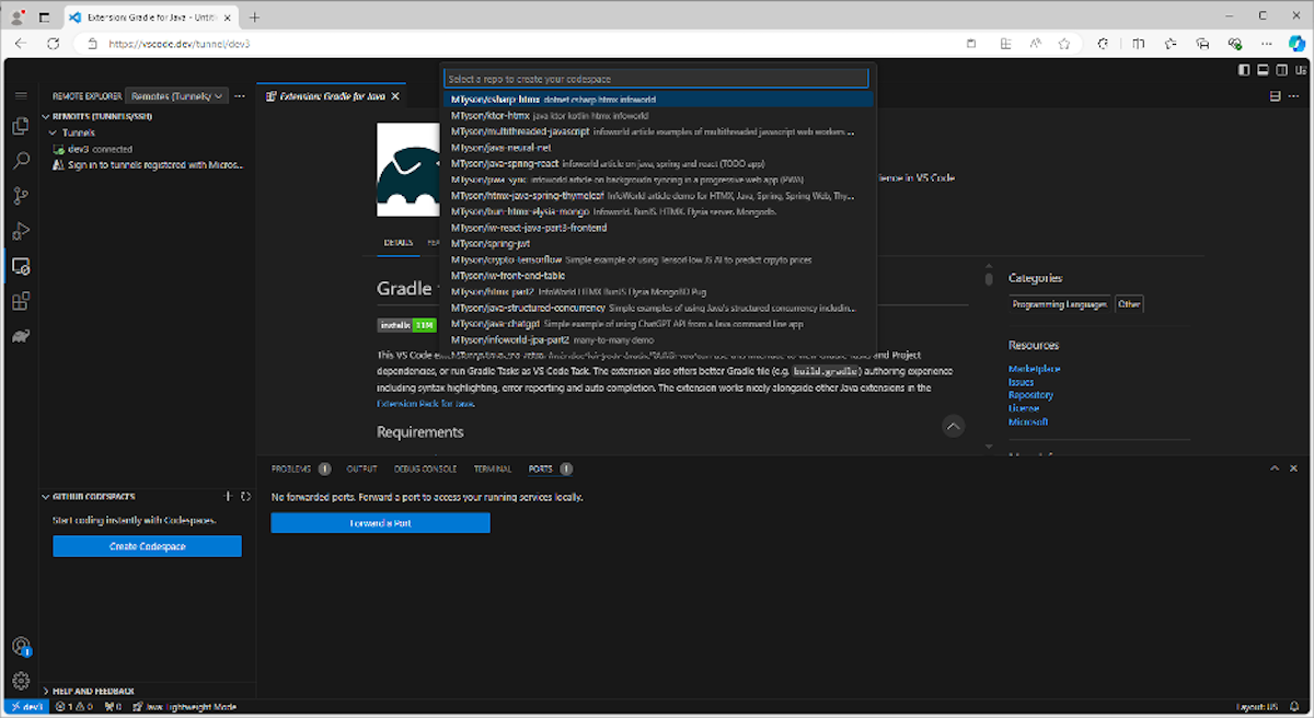 Intro to VSCode.dev: The IDE in your browser | InfoWorld