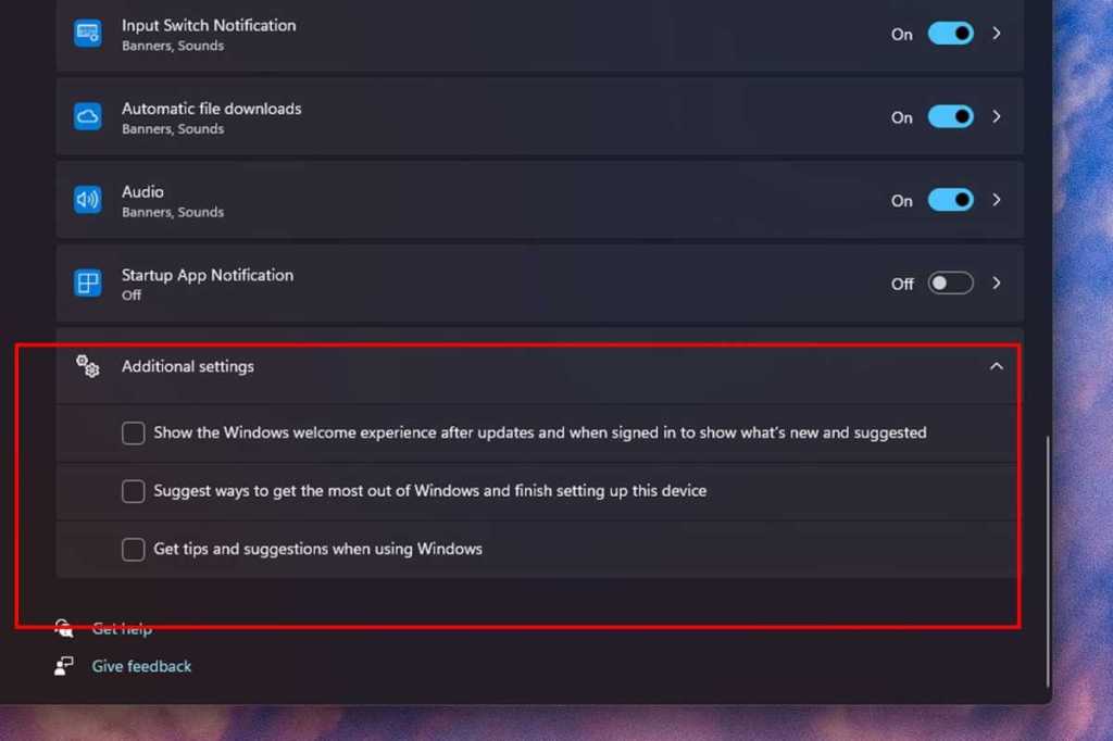 windows 11 setting ad 