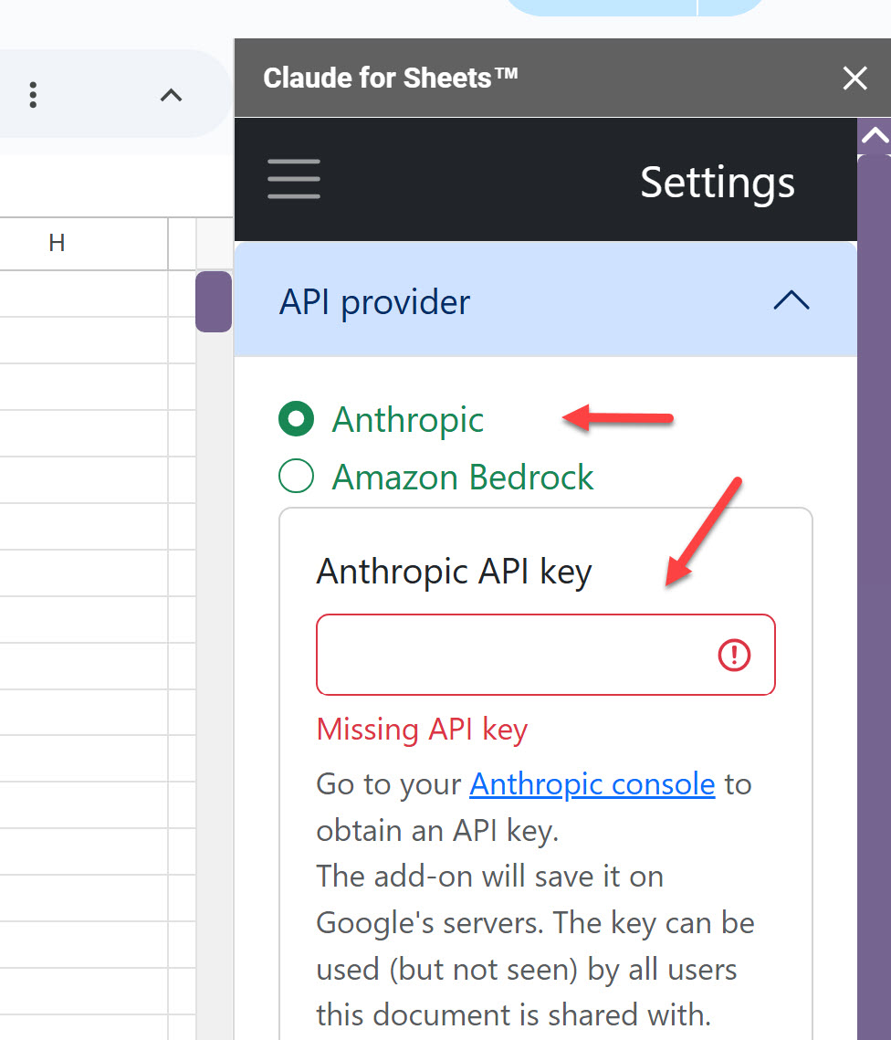 Analyze text using natural language with Claude for Google Sheets ...
