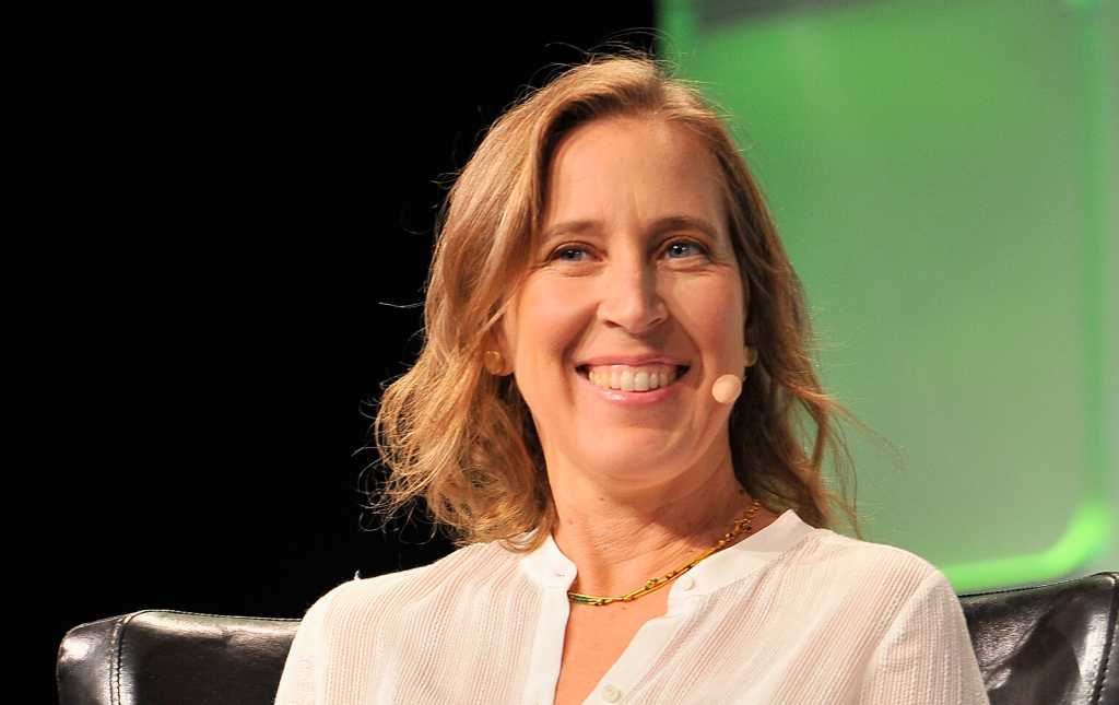 susan wojcicki speaking at a conference