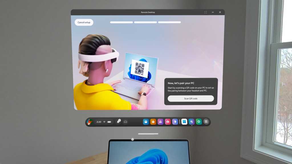 Hands-on with the Windows answer to Apple’s Vision Pro