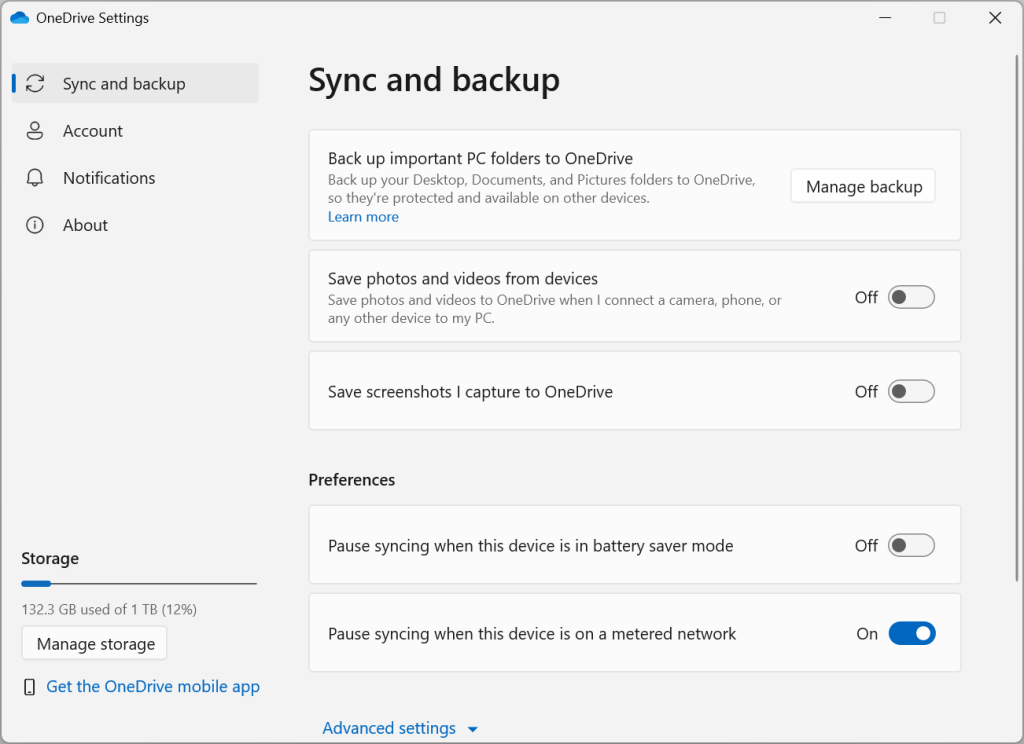 OneDrive: Sync and backup