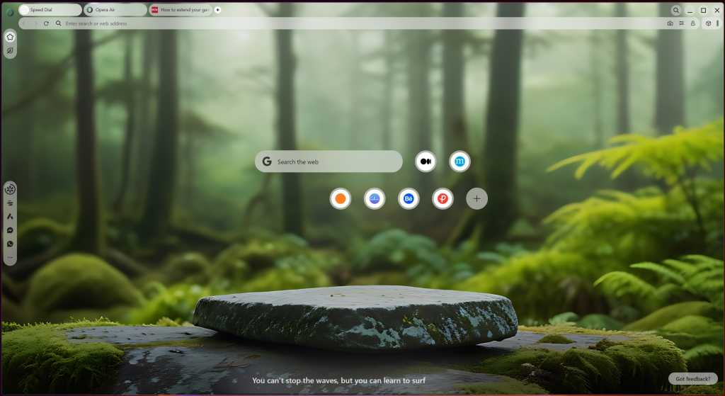 Image: Opera bringt seinem Browser Wellness-Ãbungen bei