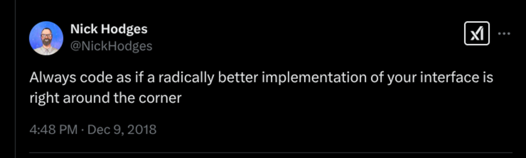 Always code as if