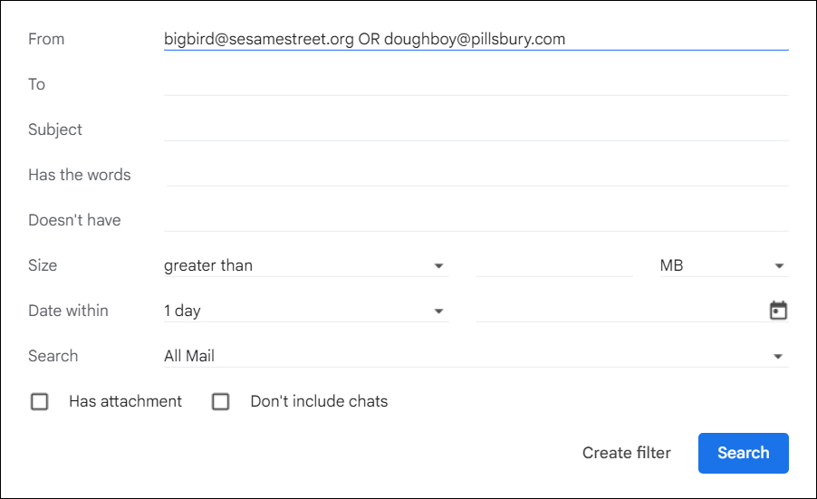 Gmail filter (1)