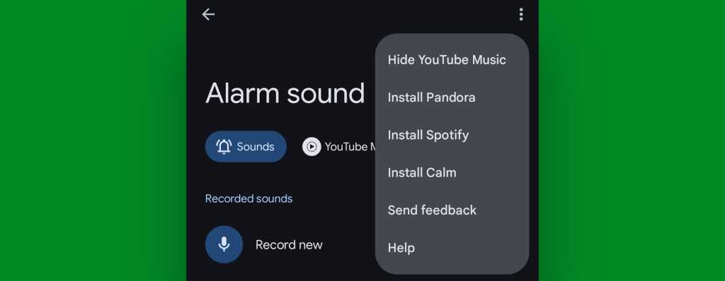 Google Pixel Clock app: Custom sound options