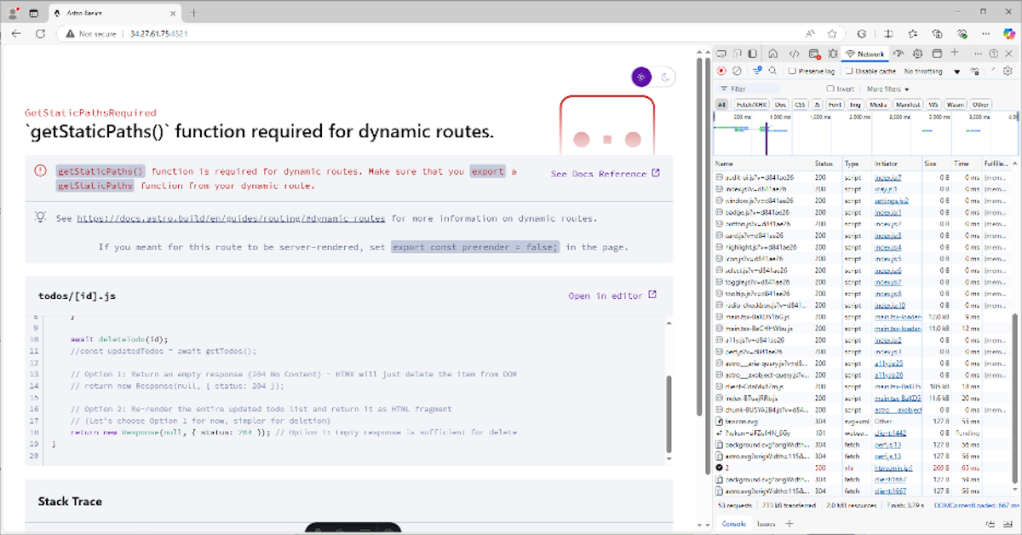 Astro with HTMX: Server-side rendering made easy