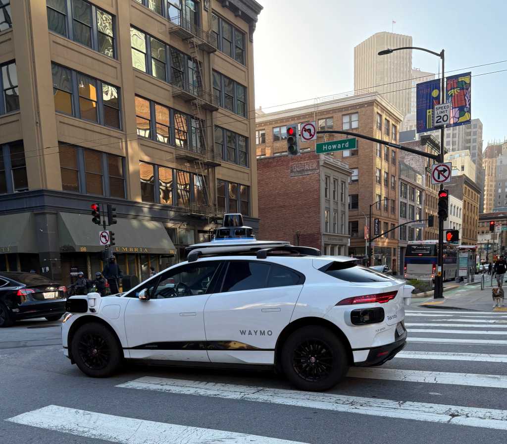 Waymo in San Francisco outside RSA Conference