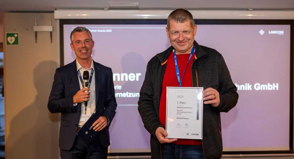 Constantin von Reden und Jörg Fricke (Netzlink Informationstechnik GmbH)