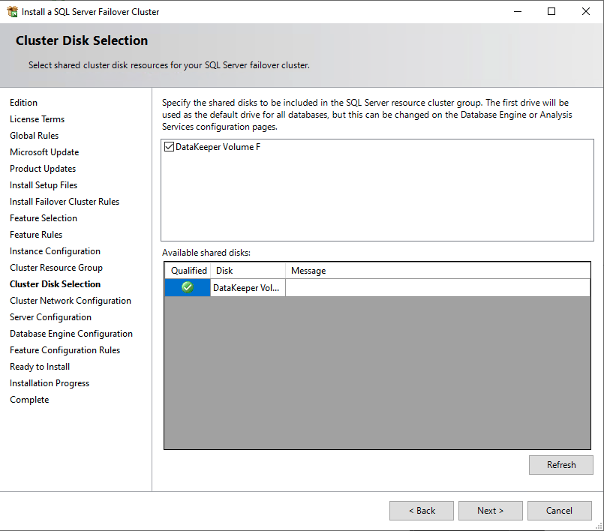 SIOS SQL Server FCI 13