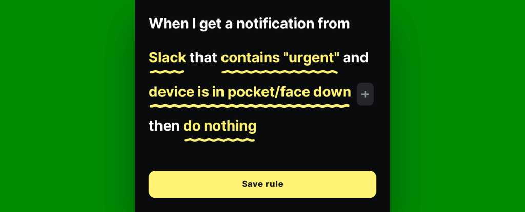 Android automation: BuzzKill rule (phone face-down)