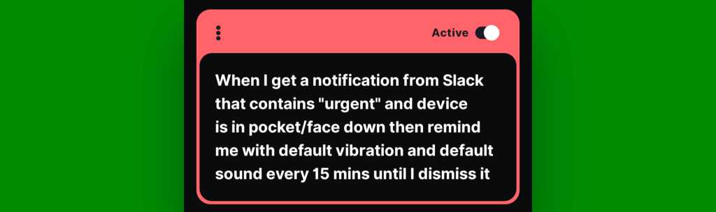 Android automation: BuzzKill rule list
