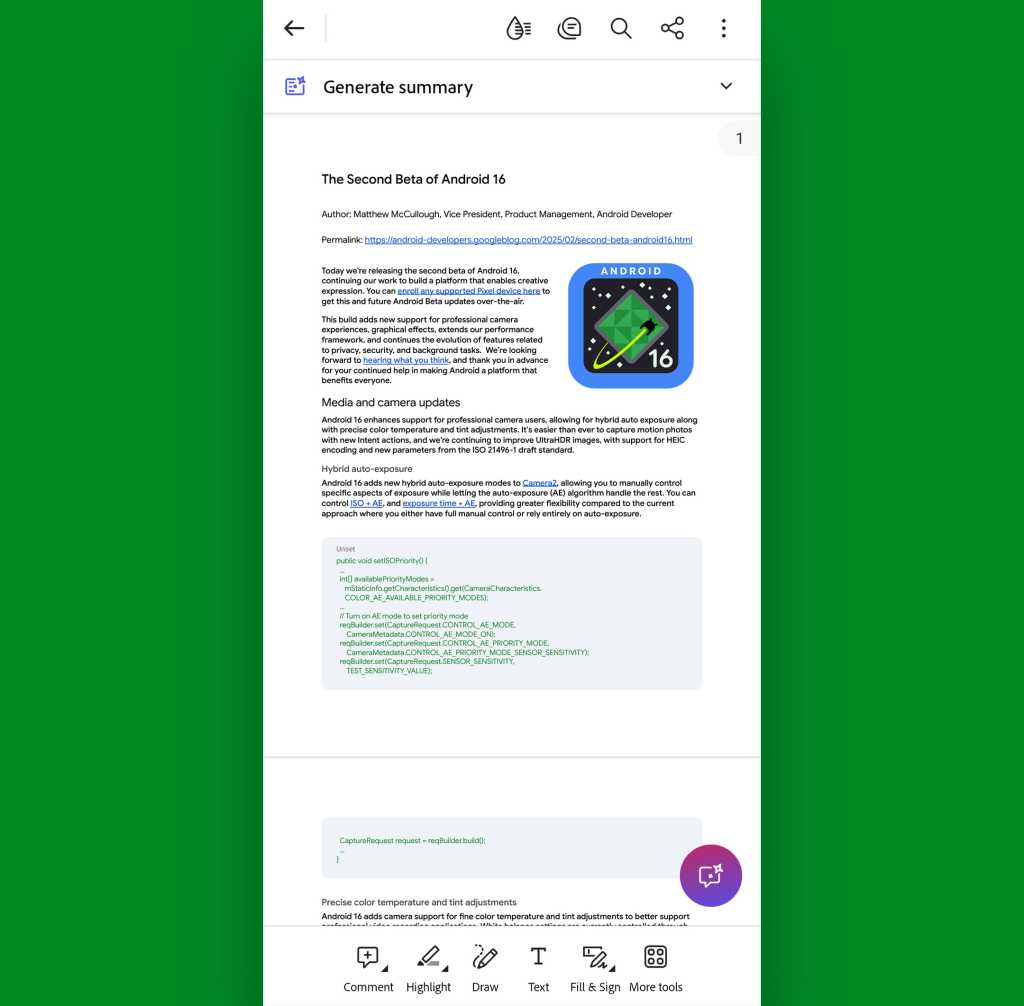 Android view, sign, edit PDFs: Adobe Acrobat viewer