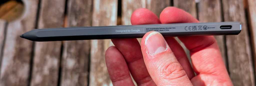 Google Pixel Tablet Pen stylus (side)