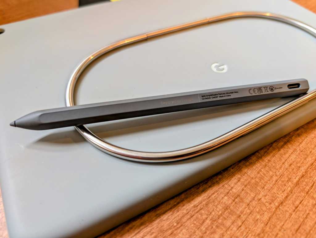 Google Pixel Tablet Pen stylus (on case)