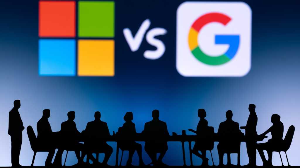 Image: Microsoft vs. Google: Kampf der KI-Konzepte