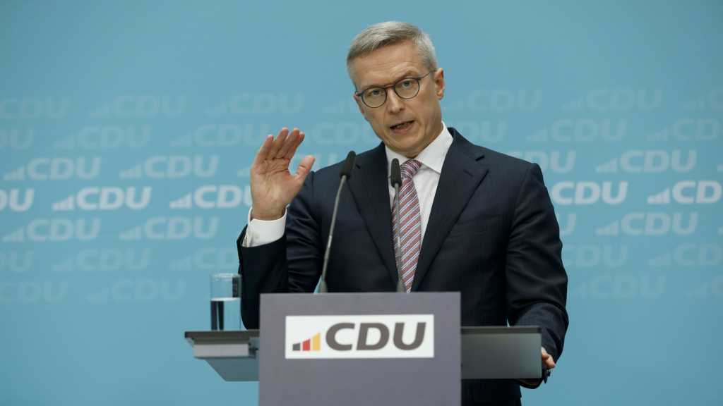 Digitalminister Karsten Wildberger, CDU