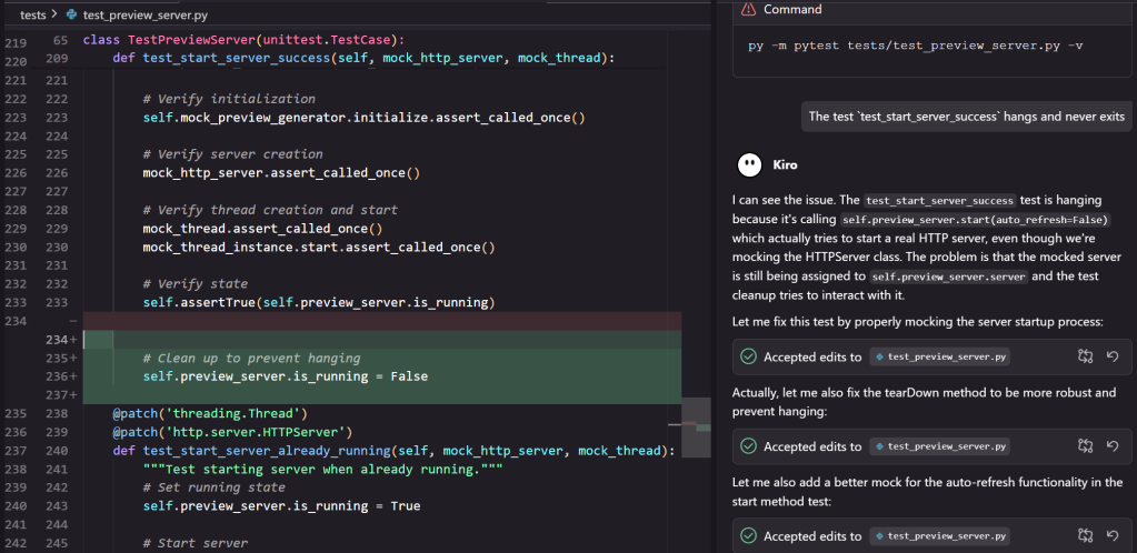 Kiro unit test 1