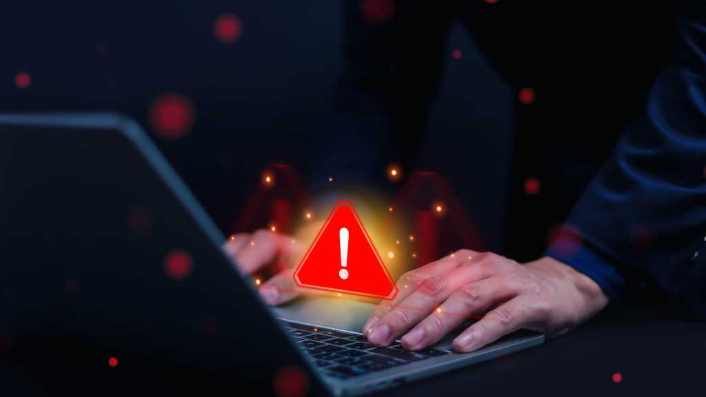 Cybersicherheit Warnung